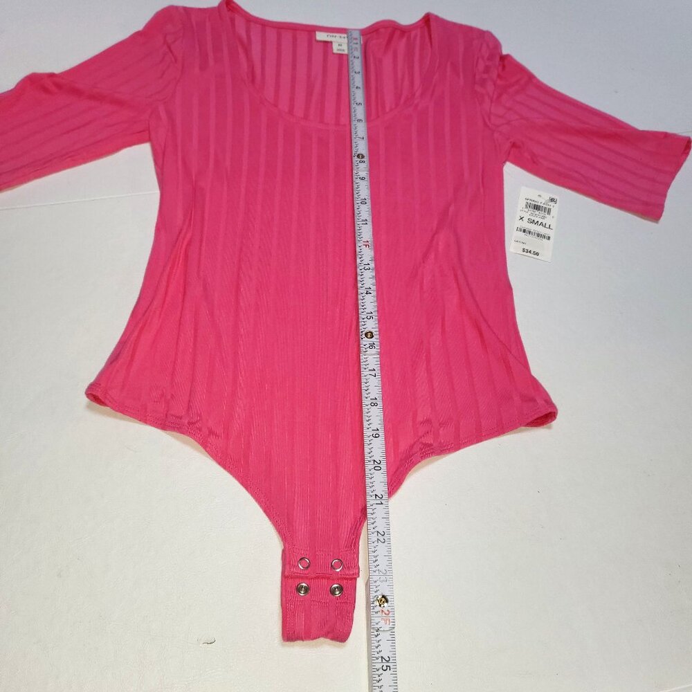 ON 34TH STREET X-SMALL AZLEA PINK SNAP CROTCH KNIT NWT FROM MACYS